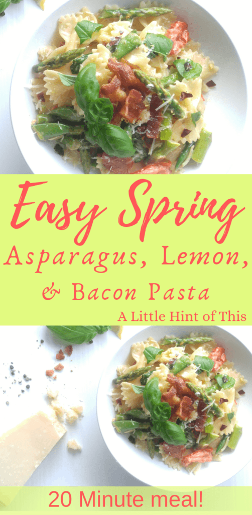 spring pasta with lemon asparagus easy 20 minutes