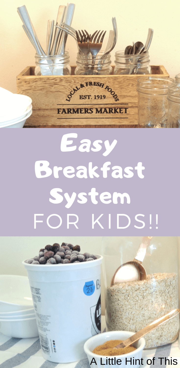 Breakfast kids system