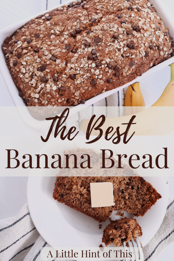 This recipe makes a perfect banana bread! Healthier than many recipies, yet still fluffy, moist, and full of rich banana flavour and a sprinkling of mini chocolate chips. Add an oat and chocolate chip topping, and you're in banana bread heaven. Enjoy!

#bananabread #banana #dessert #breakfast #teatime #bananaloaf #bananadesserts #brunch #brunchrecipes #dessertrecipes #afterschoolsnacks