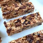 close up of granola bars